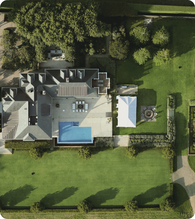 Giardini anteriori e posteriori