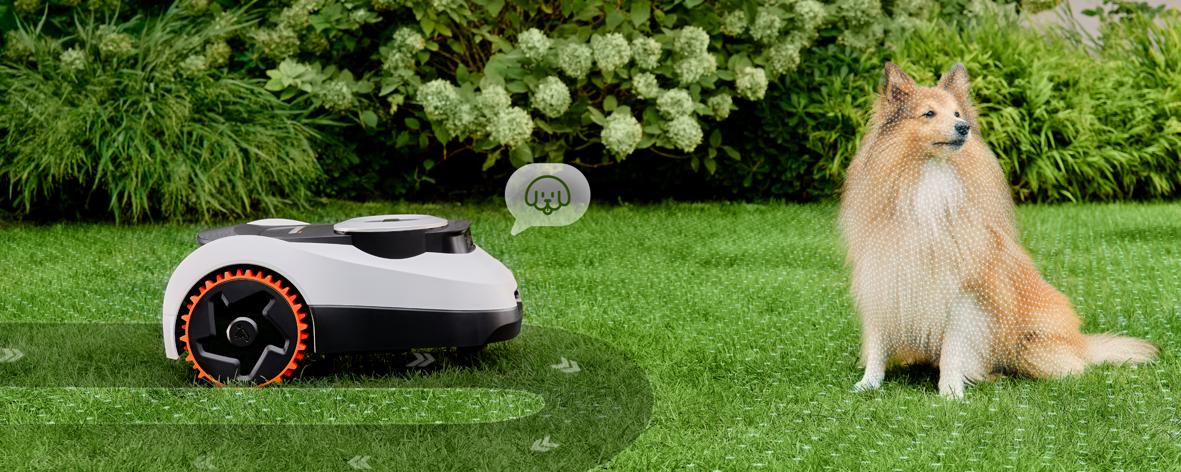 <p>Rileva oltre 20 tipi di animali da una distanza di 1 metro o più, rallenta automaticamente e mantiene una distanza di sicurezza durante l'operazione.</p>