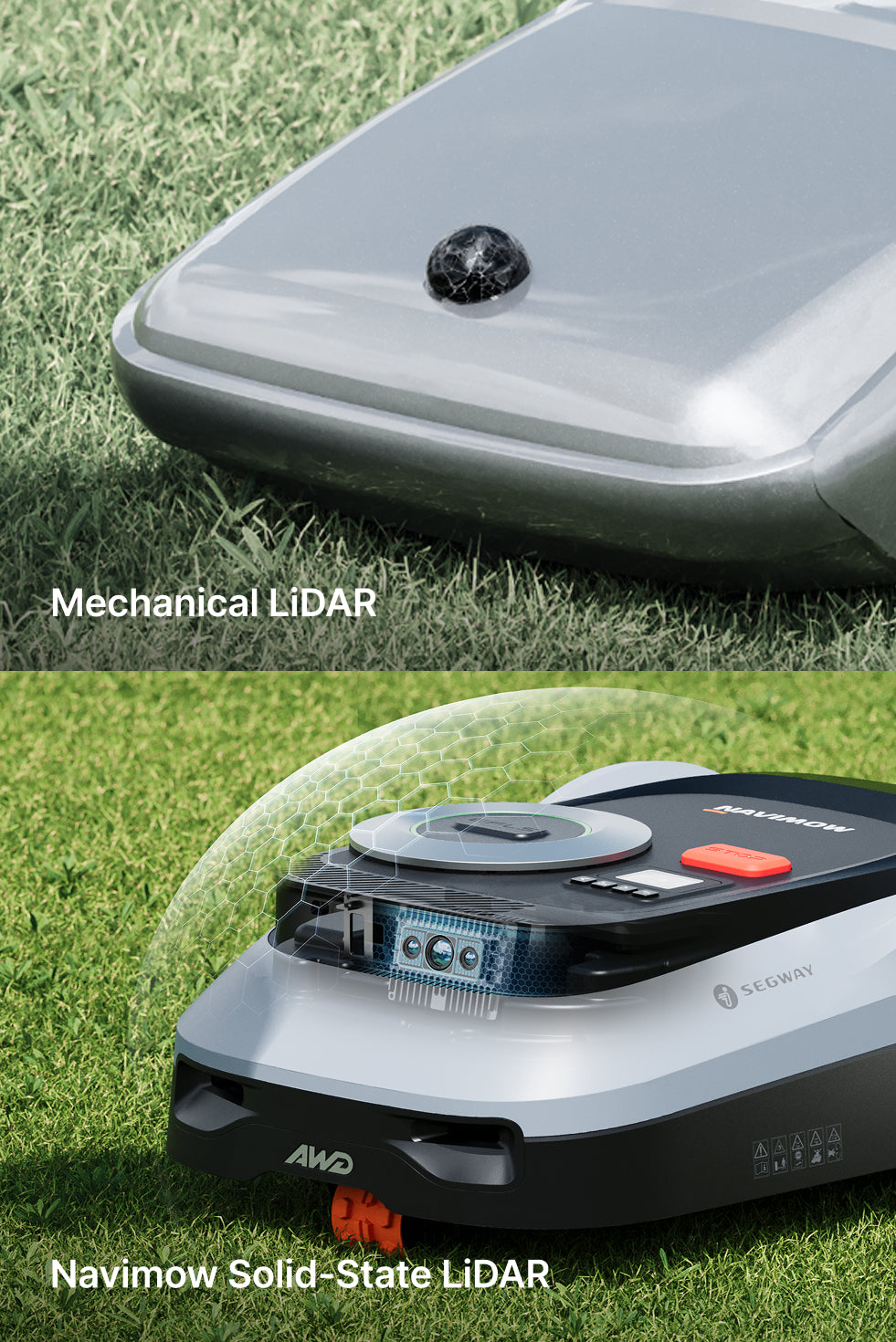 <p>· I LiDAR esterni sono soggetti a graffi<br/>· Struttura di rotazione meno duratura</p>